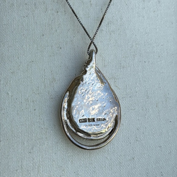 Gorgeous RARE retired Orit Schatzman 925 Israel Sterling silver pendant necklace - Picture 8 of 9